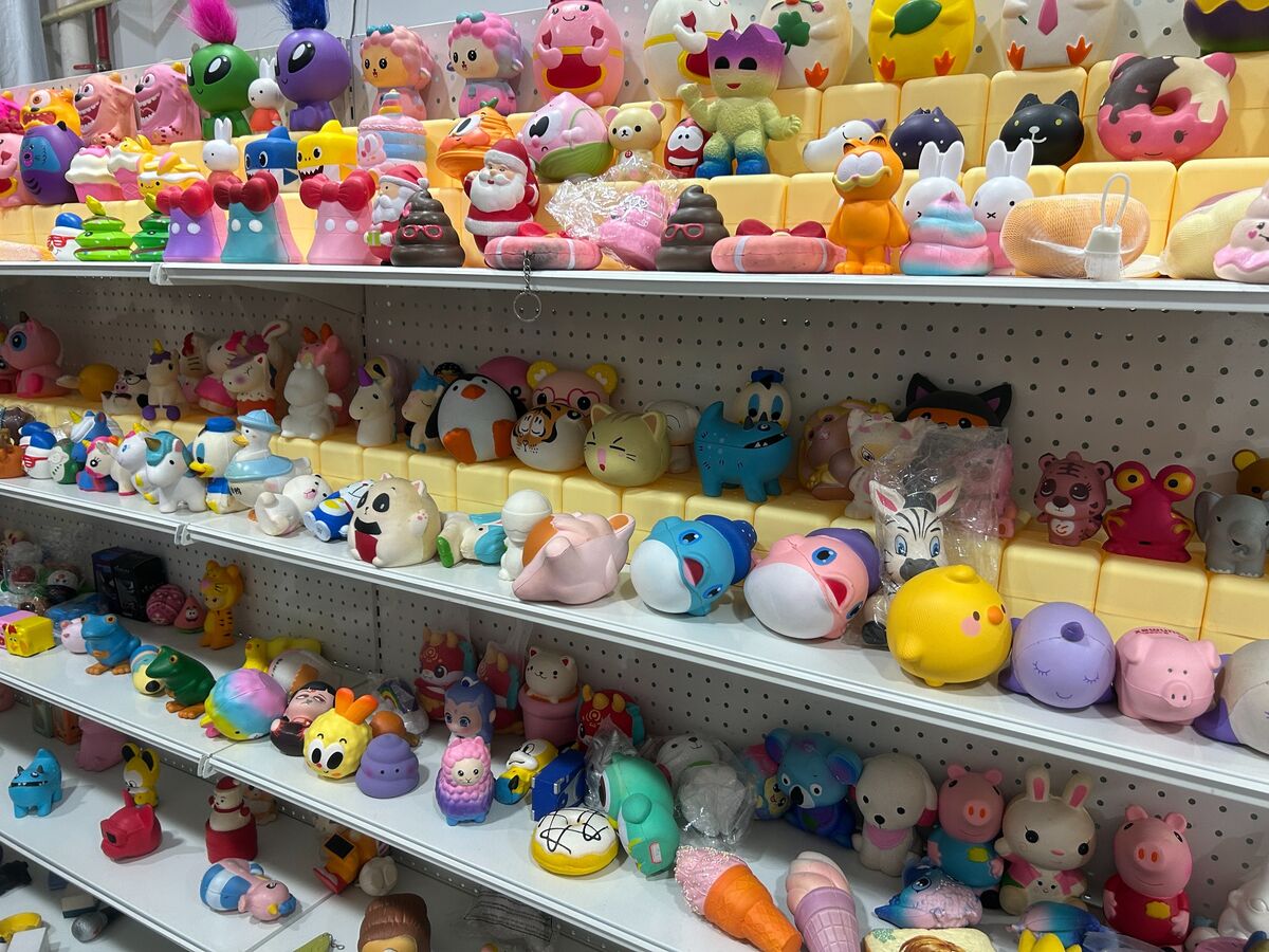 Character-shaped PU stress toy samples