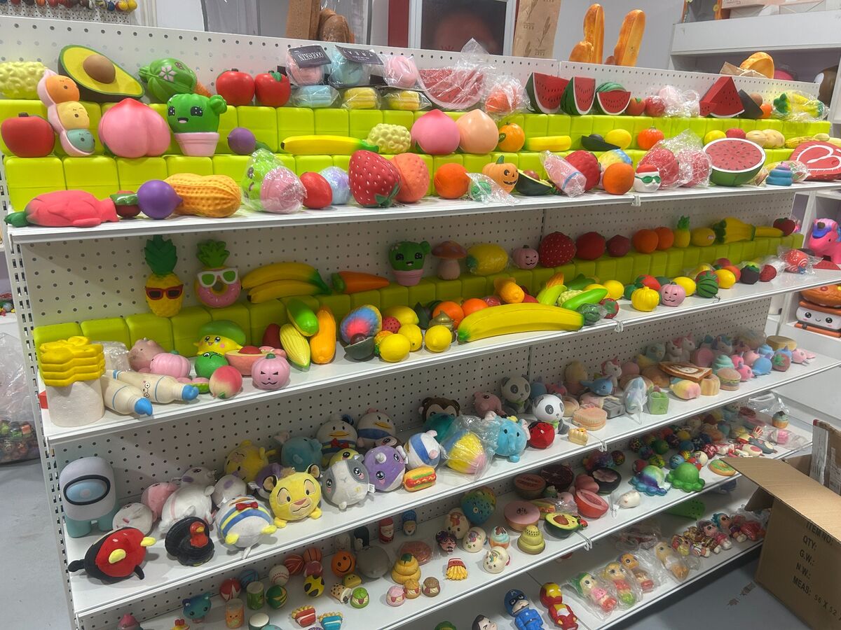 Food-shaped PU stress toy samples